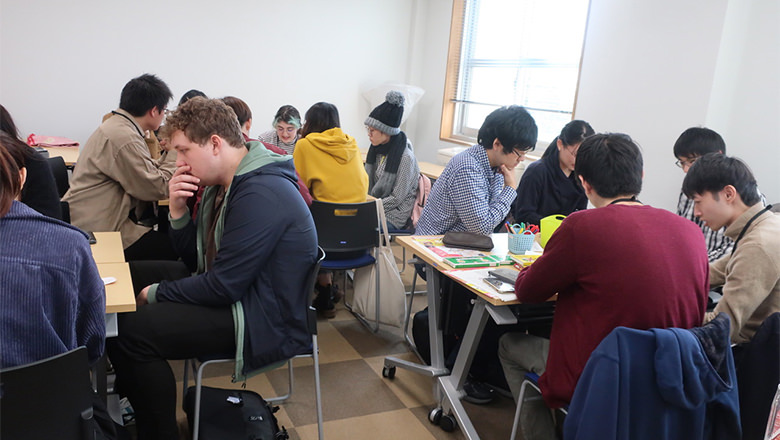 2020年1月29日多言語くじびきドローイング／静岡大学 Social and Human Studies