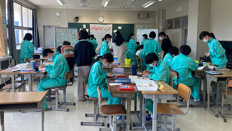 2022年3月10日豊田市立下山中学校