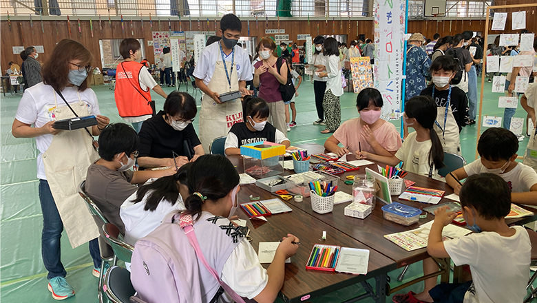 2022年9月25日福祉まつりくじびきドローイング 浜松市入野恊働センター