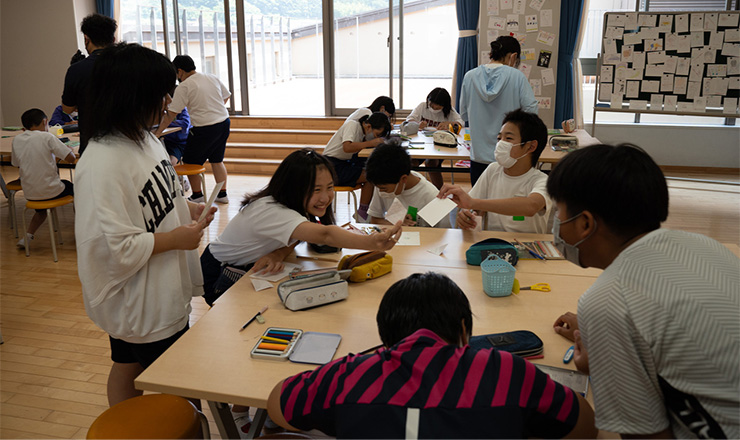 2023年6月28日中之条ビエンナーレエデュケーションプログラム 中之条町立中之条小学校6年（群馬）