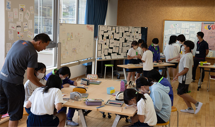 2023年6月28日中之条ビエンナーレエデュケーションプログラム 中之条町立中之条小学校6年（群馬）