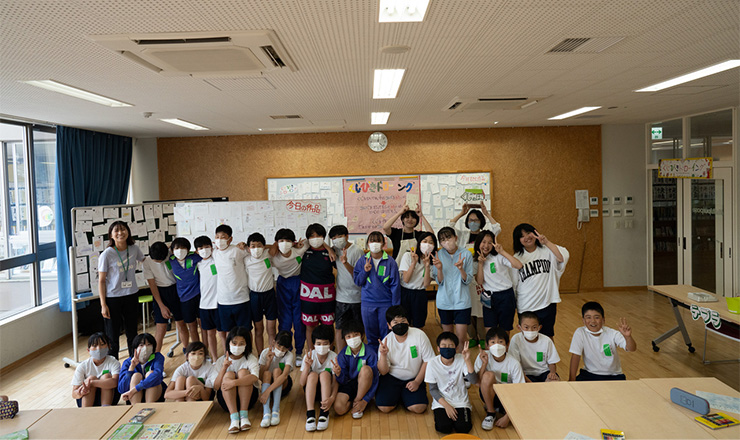 2023年6月28日中之条ビエンナーレエデュケーションプログラム 中之条町立中之条小学校6年（群馬）