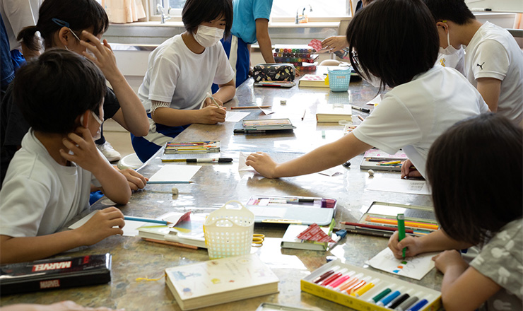 2023年6月29日中之条ビエンナーレエデュケーションプログラム 中之条町立六合小学校（群馬）