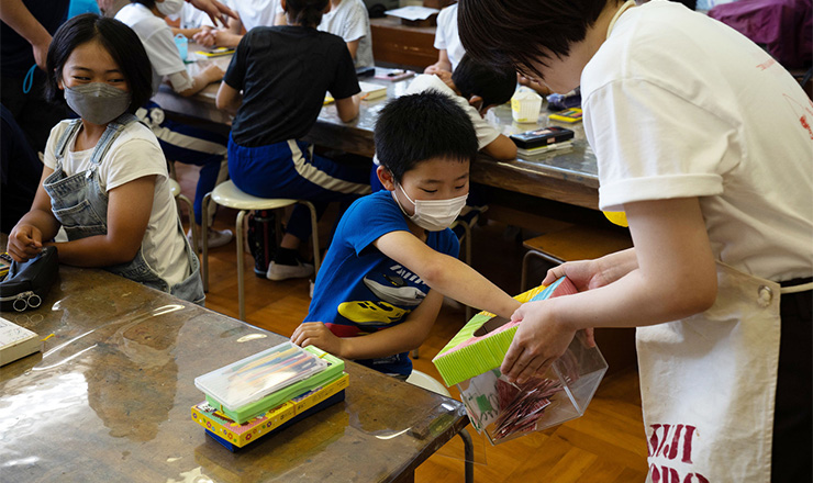 2023年6月29日中之条ビエンナーレエデュケーションプログラム 中之条町立六合小学校（群馬）