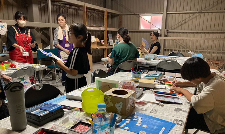 2023年7月30日アジハラベイス夏祭り アートdeあそぼ！ アジハラベイス1F（大阪）