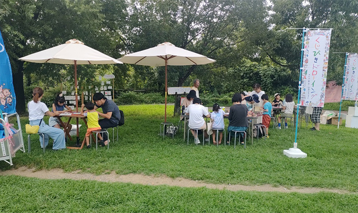 2023年9月2日青空！佐鳴湖！くじびきドローイング 佐鳴湖北岸公園（浜松）