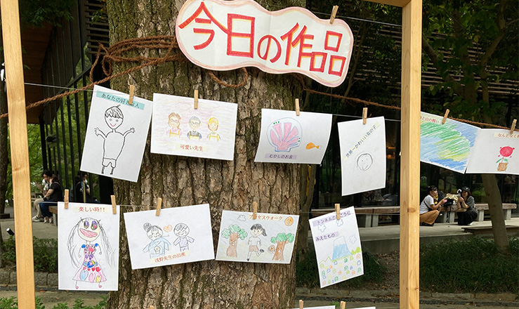 2024年10月19日お城の近くでくじびきドローイング 浜松城公園（浜松）