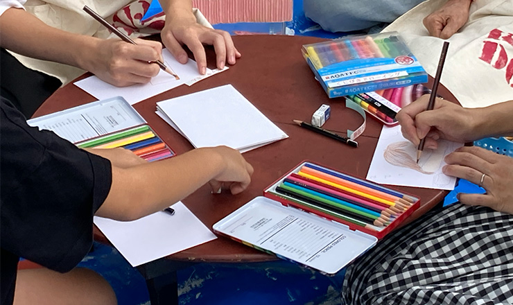 2024年10月19日お城の近くでくじびきドローイング 浜松城公園（浜松）