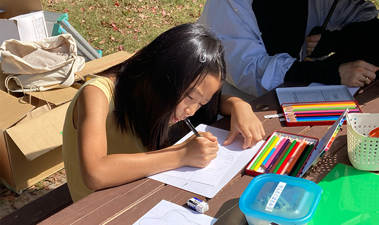 2024年10月19日お城の近くでくじびきドローイング 浜松城公園（浜松）